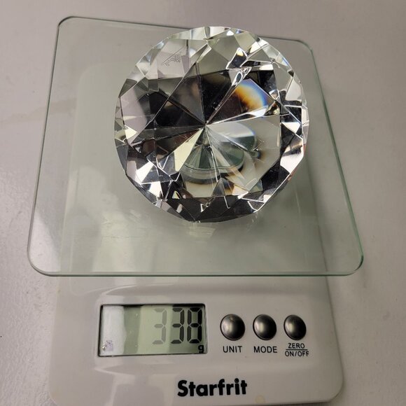 Crystal Diamond Shape Paperweight - Picture 3 of 12
